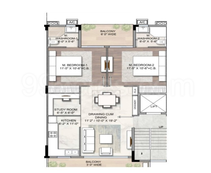 3.5 BHK Builder Floor 1350 Sq.ft. for Sale in Sector 89 Gurgaon