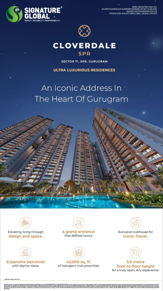 4.5 BHK Apartment 3300 Sq.ft. for Sale in Sector 71 Gurgaon