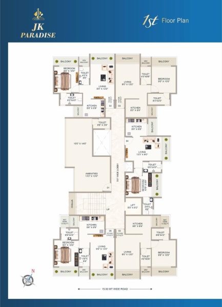 1 BHK Apartment 740 Sq.ft. for Sale in Pushpak Nagar, Navi Mumbai