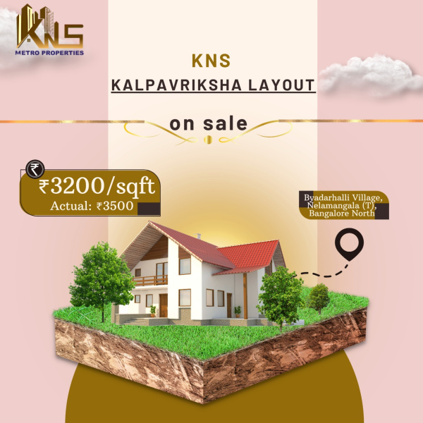  Residential Plot 1200 Sq.ft. for Sale in Nelamangala, Bangalore