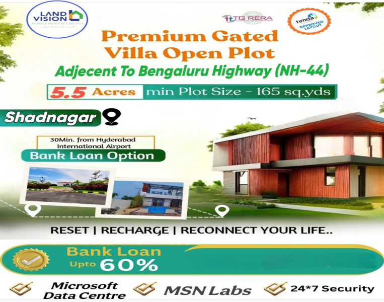165 Sq. Yards Residential Plot for Sale in Shadnagar, Rangareddy