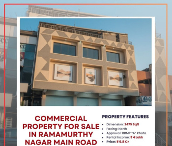  Commercial Shop for Sale in Rammurthy Nagar, Bangalore