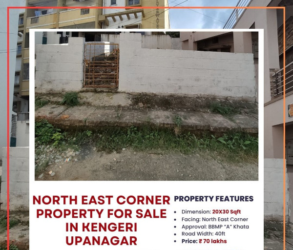 600 Sq.ft. Residential Plot for Sale in Sattellite Town, Kengeri, Bangalore