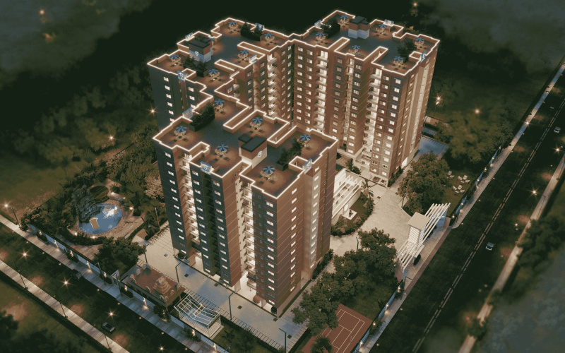 2 BHK Apartment 1310 Sq.ft. for Sale in Panathur, Bangalore