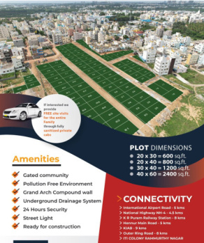  Residential Plot for Sale in Kr Puram, Bangalore