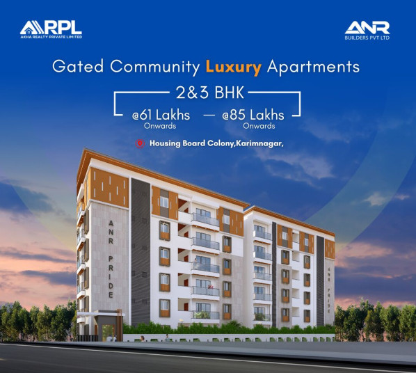 2 BHK Apartment 1125 Sq.ft. for Sale in Housing Board Colony, Karimnagar