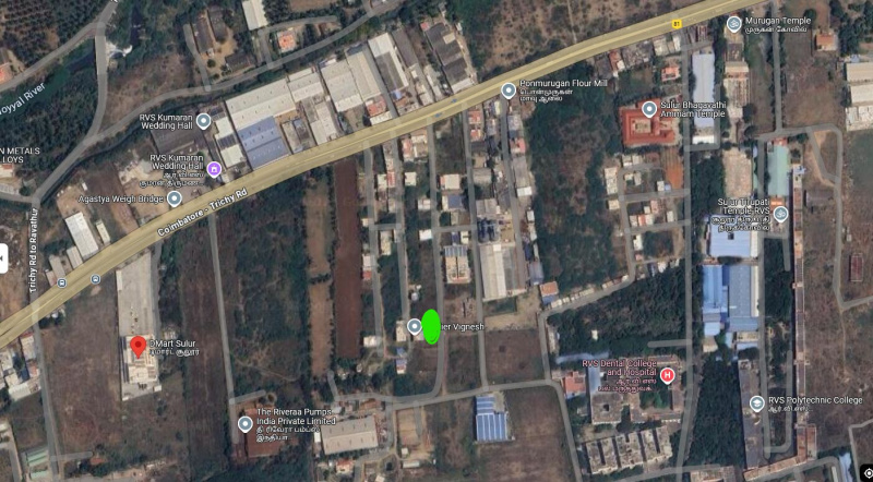  Residential Plot 2400 Sq.ft. for Sale in Sulur, Coimbatore