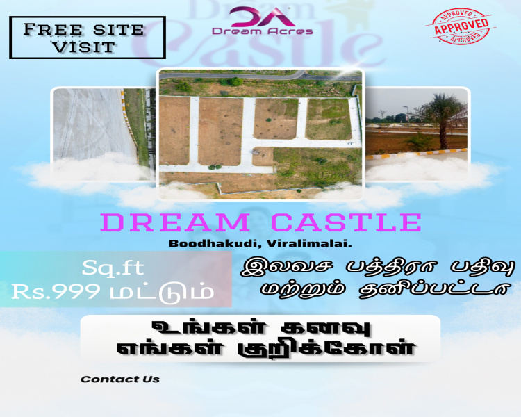  Residential Plot 1200 Sq.ft. for Sale in Panjapur, Tiruchirappalli