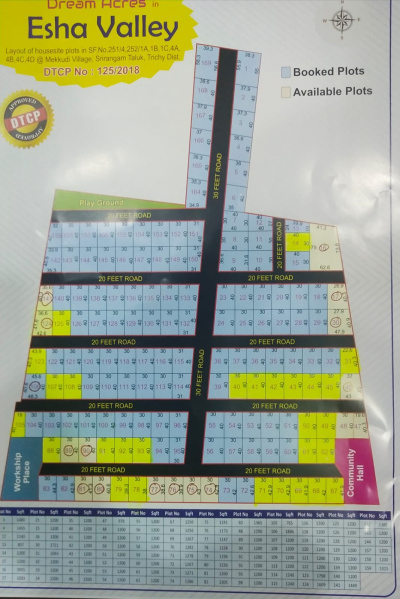  Residential Plot 1800 Sq.ft. for Sale in Shanmuga Nagar, Tiruchirappalli