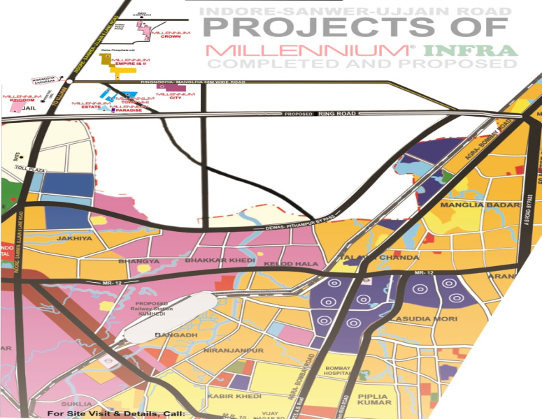  Residential Plot 1000 Sq.ft. for Sale in Panchderiya, Indore