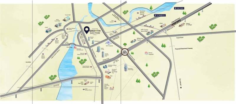 2 BHK Apartment 850 Sq.ft. for Sale in Belapur, Navi Mumbai