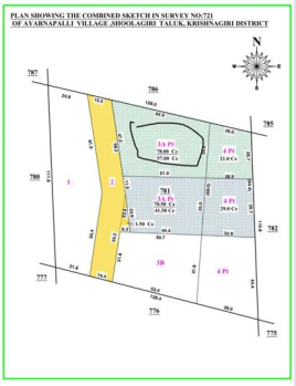  Commercial Land for Sale in Kelamangalam Road, Hosur