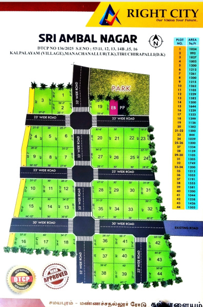  1000 Sq.ft. Residential Plot for Sale in Manachanallur, Tiruchirappalli