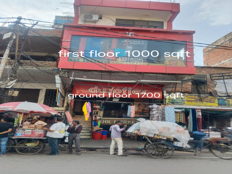  Showroom 1700 Sq.ft. for Rent in P. Road, Kanpur