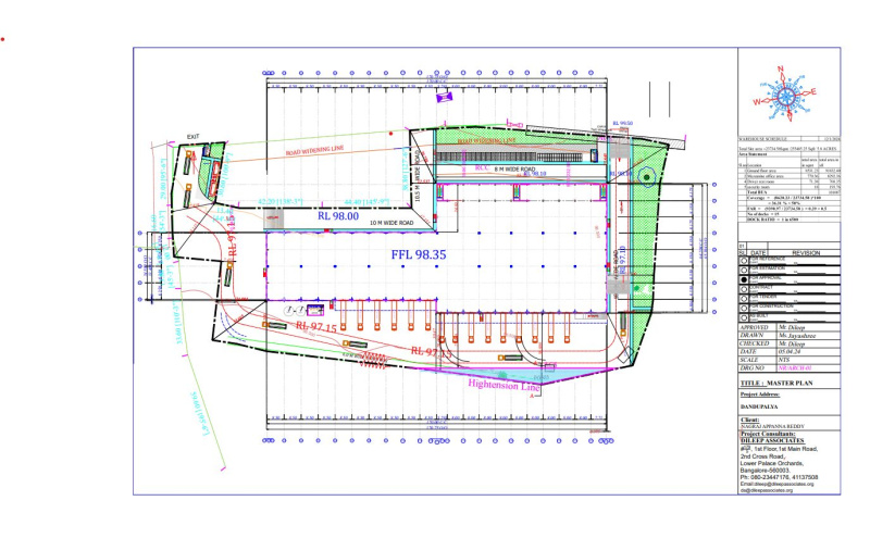  Warehouse 110000 Sq.ft. for Rent in Hoskote Malur Road, Bangalore