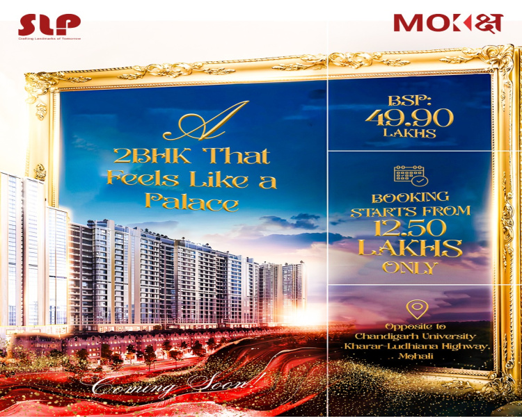 2 BHK Apartment 1140 Sq.ft. for Sale in Khanpur, Kharar, Mohali