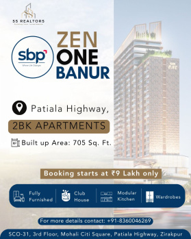 2 BHK Flat for Sale in Banur, Mohali