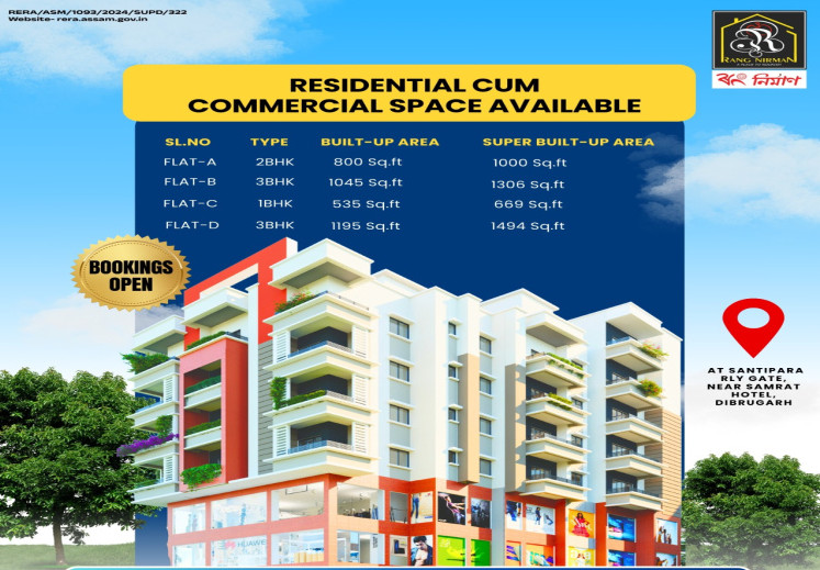  Commercial Shop 3575 Sq.ft. for Sale in Amolapatty, Dibrugarh