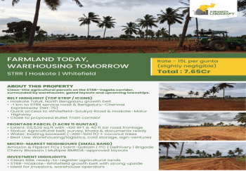  Agricultural Land for Sale in Hoskote, Bangalore