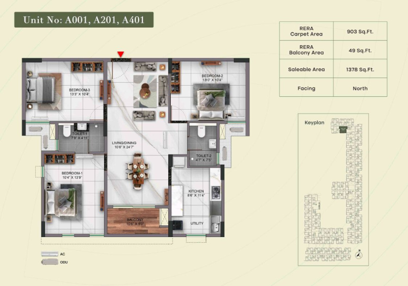2 BHK 964 Sq.ft. Apartment for Sale in Padur, Chennai