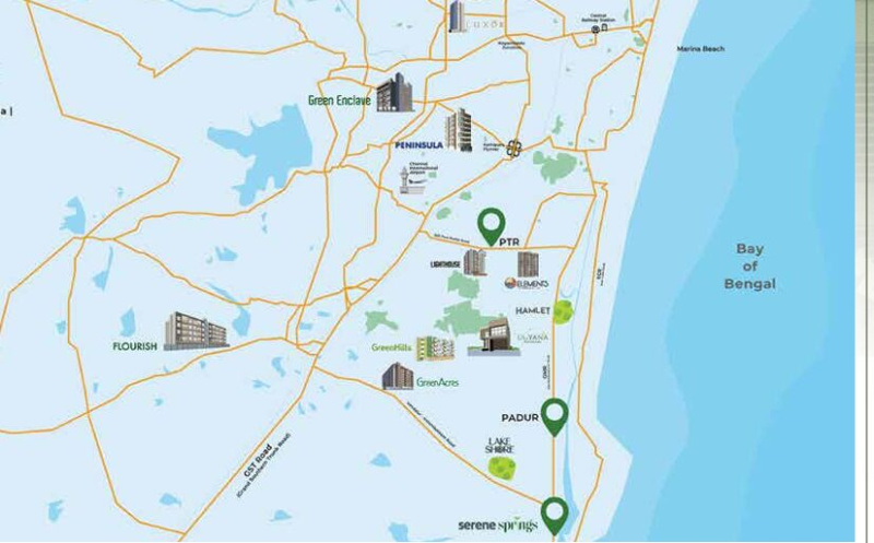 2 BHK 984 Sq.ft. Apartment for Sale in Padur, Chennai