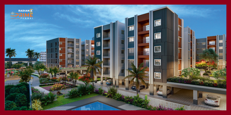 2 BHK 648 Sq.ft. Apartment for Sale in Pallavaram, Chennai