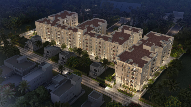 3 BHK 1212 Sq.ft. Apartment for Sale in Semmancheri, Chennai