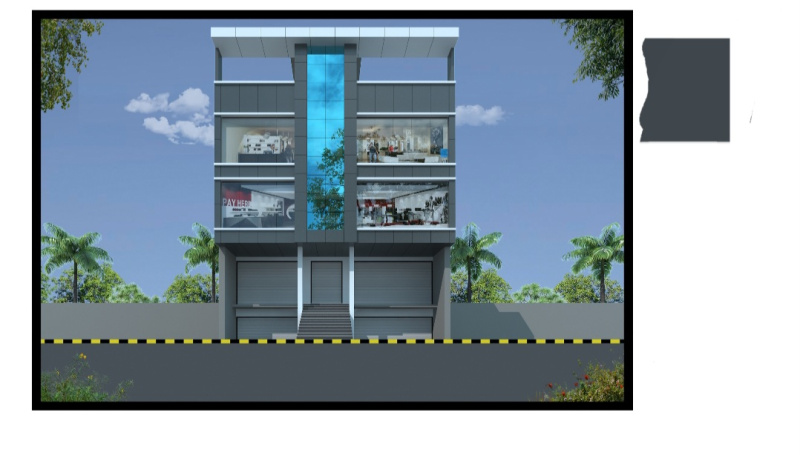 Office Space 264 Sq.ft. for Rent in Rampur, Haldwani