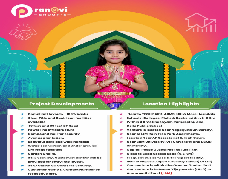  200 Sq. Yards Residential Plot for Sale in JKC College Road, Guntur