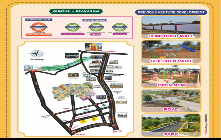  200 Sq. Yards Residential Plot for Sale in JKC College Road, Guntur