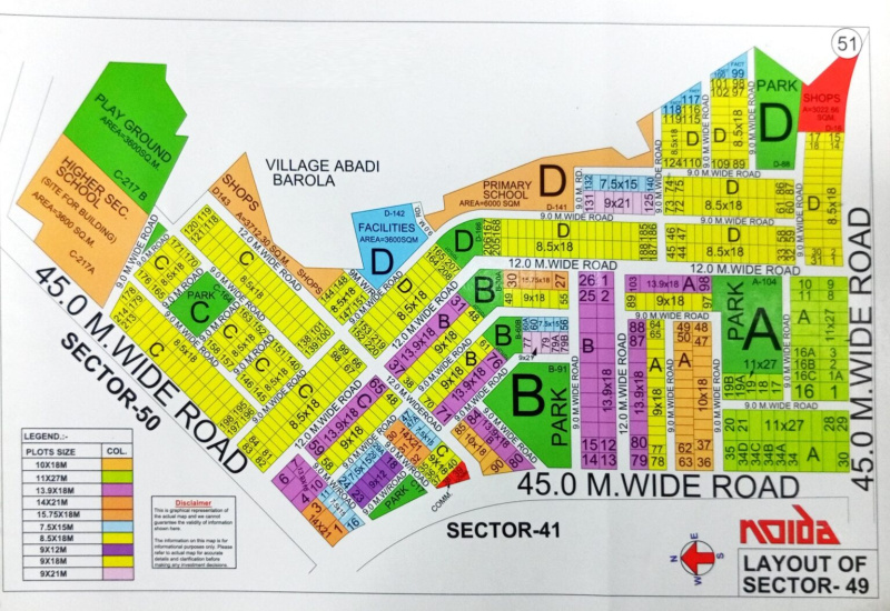 8 BHK House 164 Sq. Meter for Sale in Sector 49 Noida