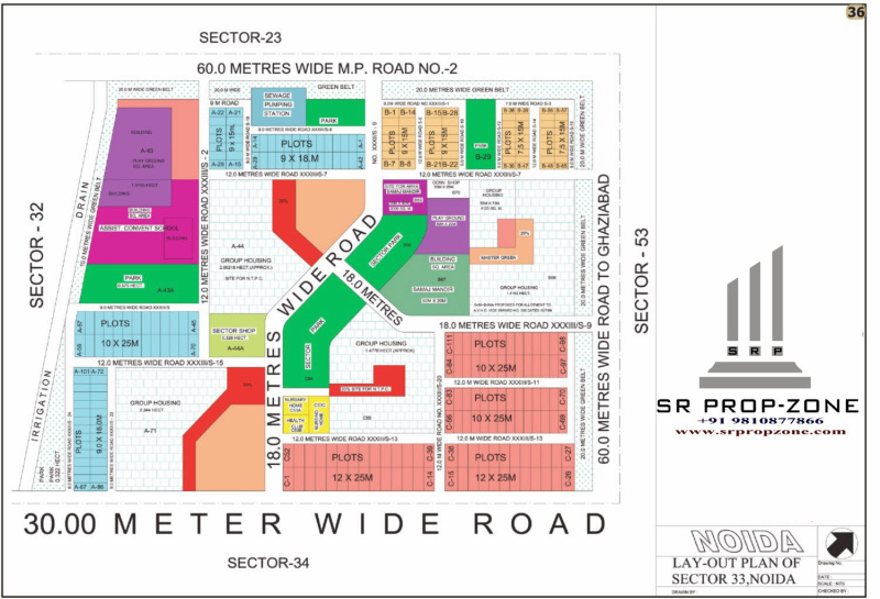 3 BHK Builder Floor 250 Sq. Meter for Rent in Sector 33 Noida