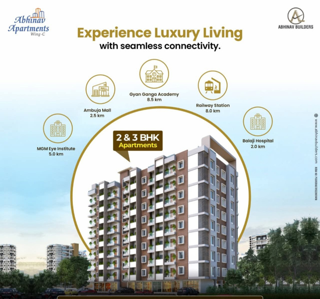 3 BHK 1317 Sq.ft. Apartment for Sale in Mowa, Raipur