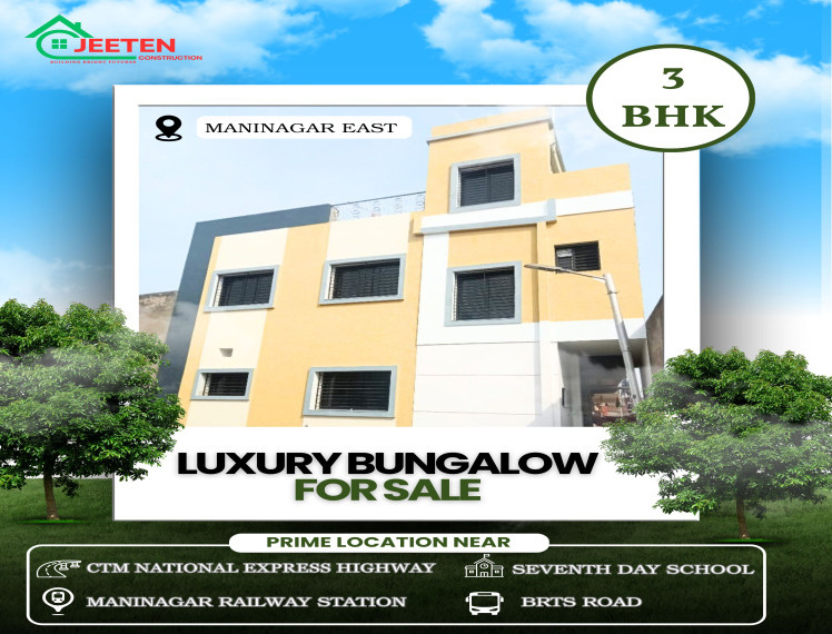 3 BHK 50 Sq. Yards House for Sale in Maninagar, Ahmedabad