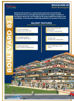 Commercial Shop for Sale in Sector 95 Gurgaon