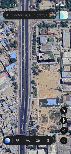  3600 Sq. Meter Commercial Land for Sale in Sector 34 Gurgaon