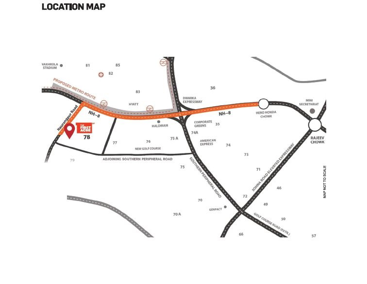 1 BHK Apartment 350 Sq.ft. for Sale in Sector 78 Gurgaon