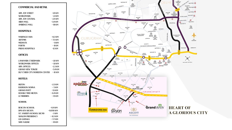 3 BHK Apartment 1727 Sq.ft. for Sale in Sector 67 Gurgaon