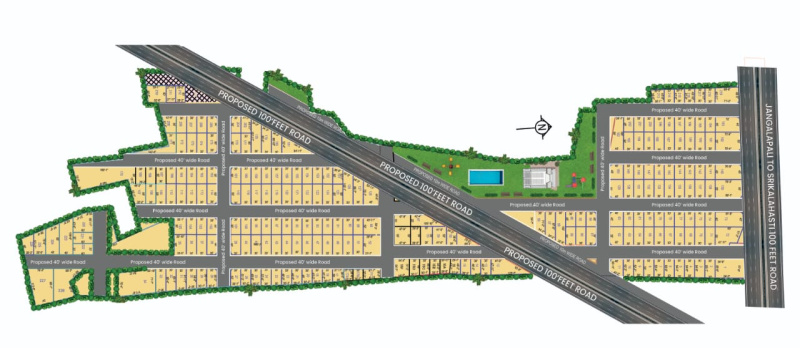  1500 Sq.ft. Residential Plot for Sale in Yerpedu, Tirupati