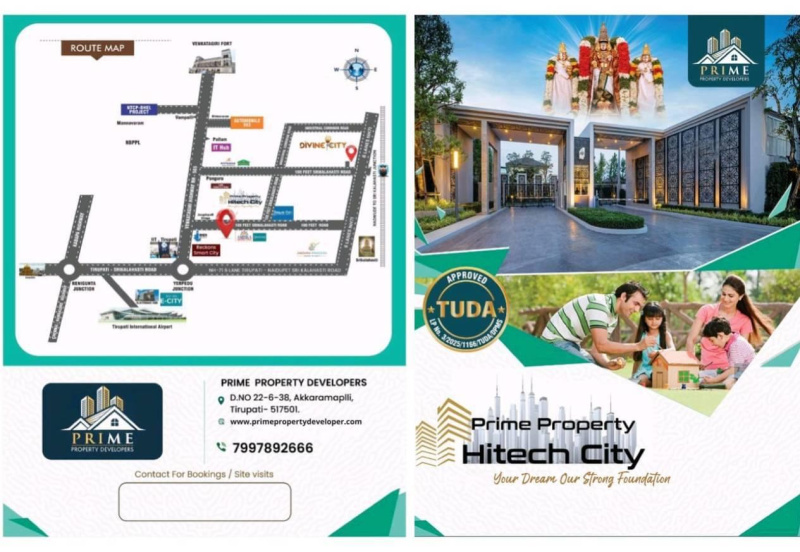  1800 Sq.ft. Residential Plot for Sale in Yerpedu, Tirupati