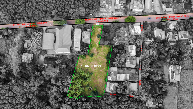  65 Cent Commercial Land for Sale in Sreekrishnapuram, Palakkad