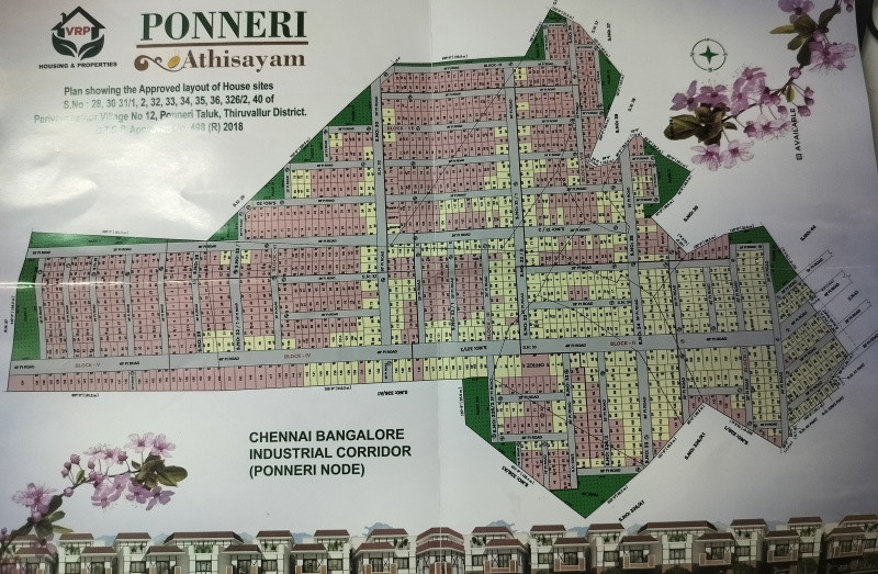  Residential Plot 600 Sq.ft. for Sale in Ponneri, Thiruvallur