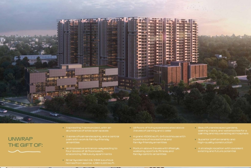 3 BHK 2220 Sq.ft. Apartment for Sale in Narapally, Hyderabad