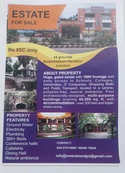  Hotels for Sale in Kelambakkam, Chennai
