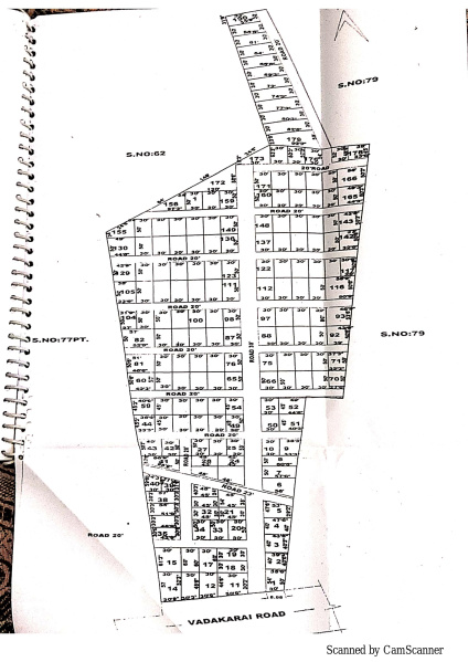  600 Sq. Meter Residential Plot for Sale in Gangaikondan, Tirunelveli