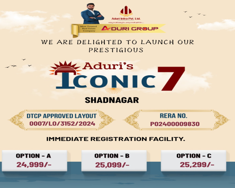  150 Sq. Yards Residential Plot for Sale in Shadnagar, Hyderabad