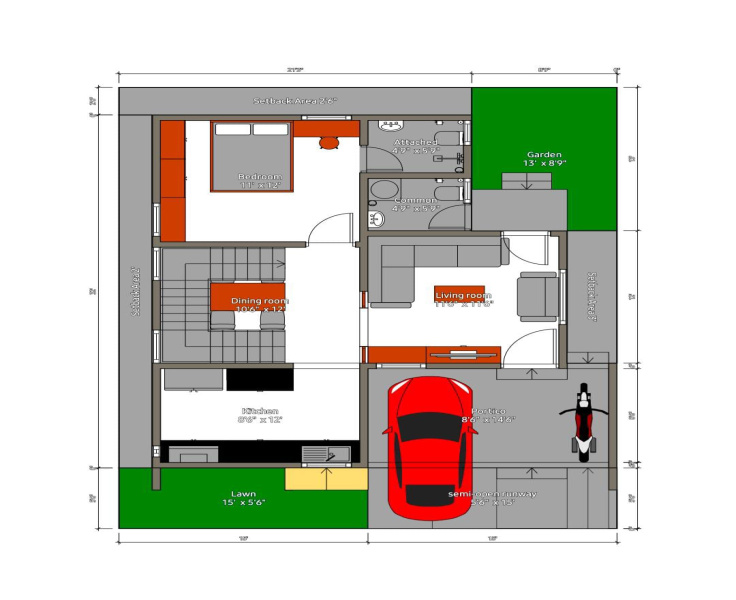  1800 Sq.ft. Residential Plot for Sale in Anekal Road, Bangalore