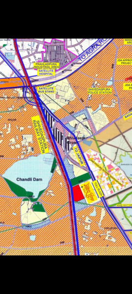  37000 Sq.ft. Residential Plot for Sale in Shivdaspura, Jaipur