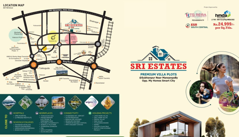  258 Sq. Yards Residential Plot for Sale in Ibrahimpatnam, Hyderabad