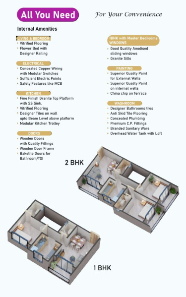 1 BHK 660 Sq.ft. Apartment for Sale in Vevoor, Palghar